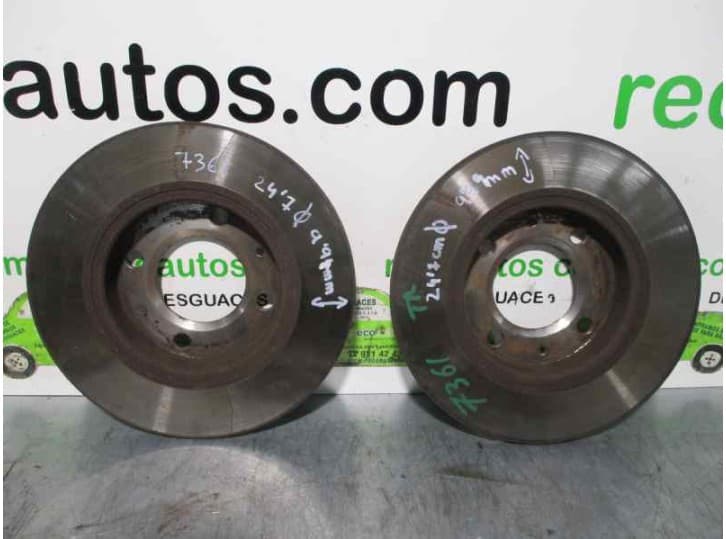 Recambio de disco freno trasero para peugeot 405 ii (4b) 2.0 referencia OEM IAM
