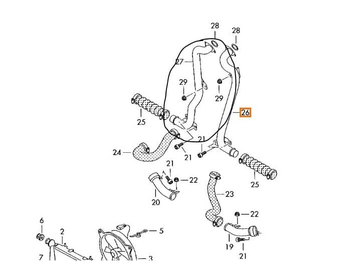 Recambio de tubo para audi a8 d3 (4e2, 4e8) 4.0 tdi quattro referencia OEM IAM 057145958D 5