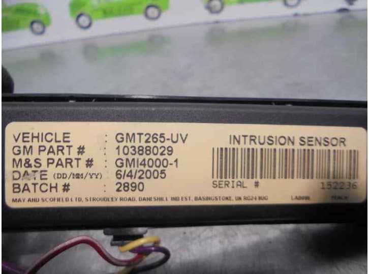 Recambio de sensor para cadillac srx 3.6 referencia OEM IAM 10388029 25736811 3