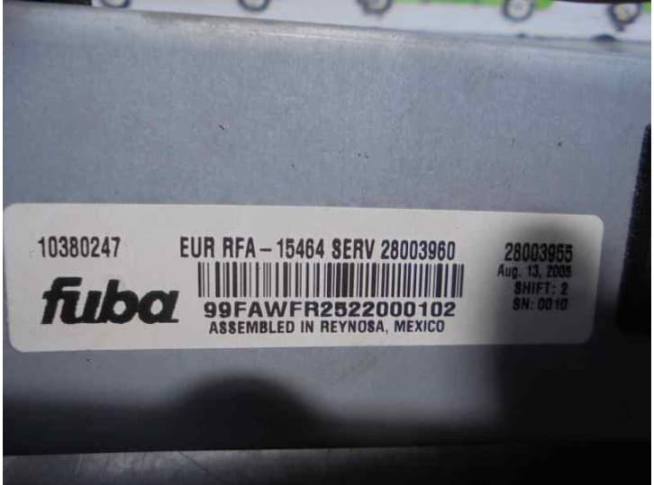 Recambio de amplificador para cadillac srx 3.6 referencia OEM IAM 28003955 28003960 4