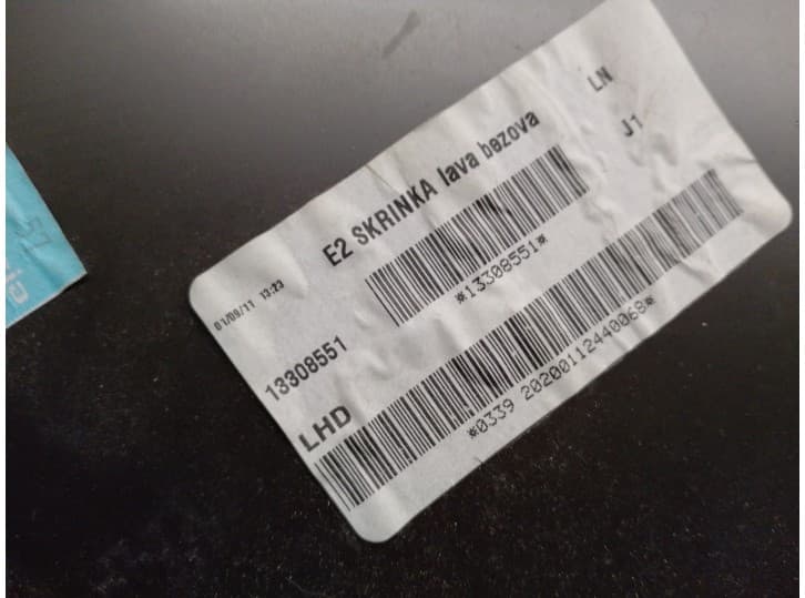 Recambio de guantera para opel insignia a (g09) 1.4 (68) referencia OEM IAM 13308551 5