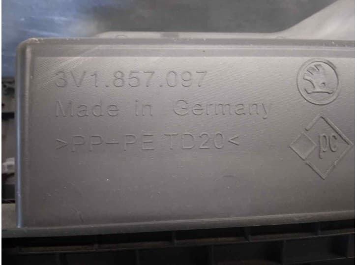Recambio de guantera para skoda superb iii (3v3) 2.0 tdi referencia OEM IAM 3V1857097 3