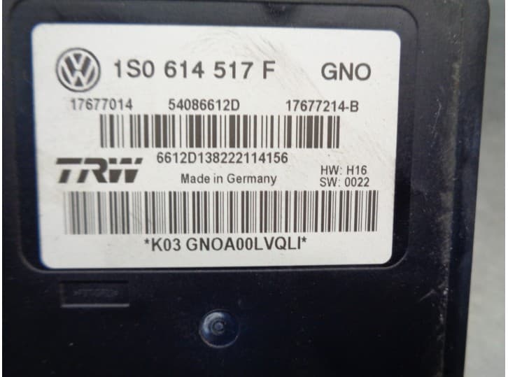 Recambio de abs para skoda rapid (nh3, nk3, nk6) 1.2 tsi referencia OEM IAM 1S0614517F 6