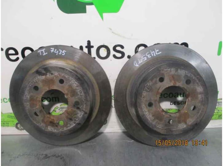 Recambio de disco freno trasero para nissan juke (f15) 1.6 referencia OEM IAM 43206JD00A