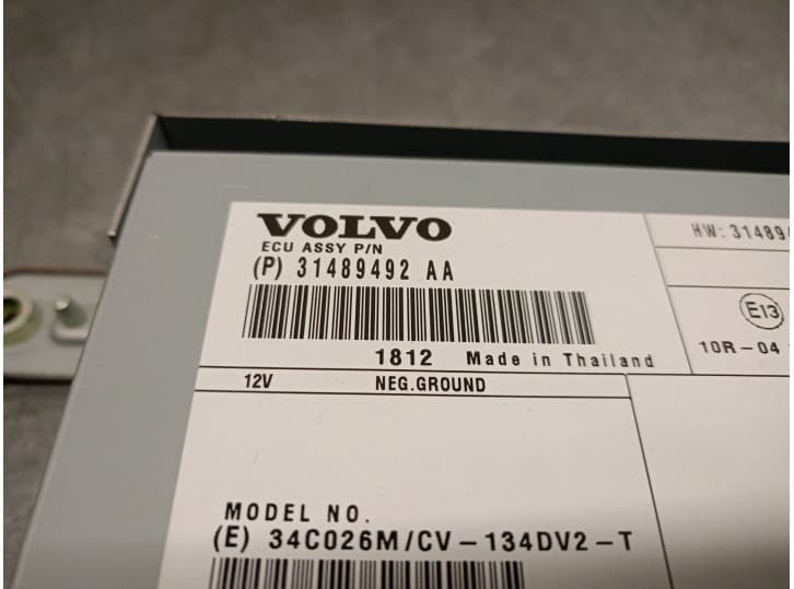 Recambio de antena para volvo v40 hatchback (525) d3 referencia OEM IAM 31489492 5