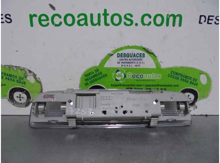 Recambio de luz interior para audi a4 b7 (8ec) 2.0 tdi 16v referencia OEM IAM 8P0947111A 2