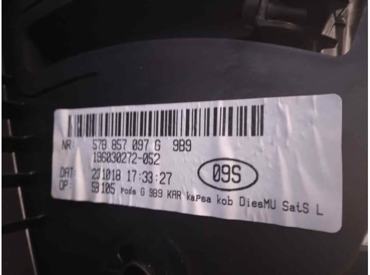 Recambio de guantera para skoda karoq (nu7, nd7) 1.6 tdi referencia OEM IAM 57B857097G 3