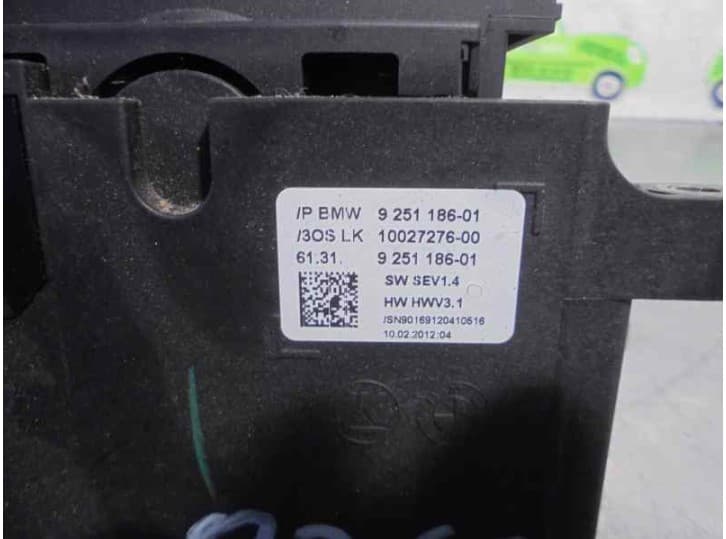 Recambio de palanca cambio para bmw 5 (f10) 520 d referencia OEM IAM 9251186 10027276 6