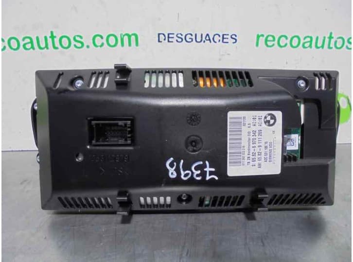 Recambio de pantalla multifuncion para bmw 5 (e60) 525 d referencia OEM IAM 65829111269 3