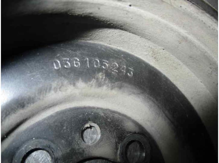 Recambio de polea cigueñal para seat leon (1p1) 1.9 tdi referencia OEM IAM 03G105243 4