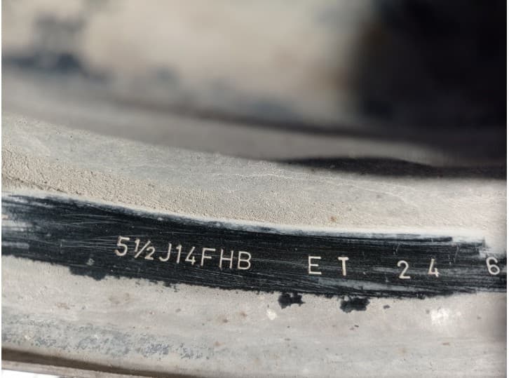 Recambio de llanta para citroën zx (n2) 1.9 d referencia OEM IAM 540154 R1451/2J14FHBET24 2