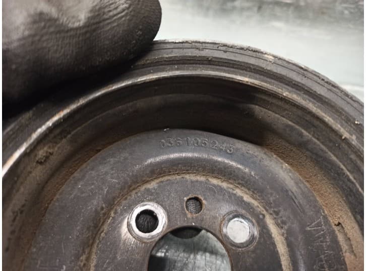 Recambio de polea cigueñal para seat ibiza iii (6l1) 1.9 tdi referencia OEM IAM 03G105243 4