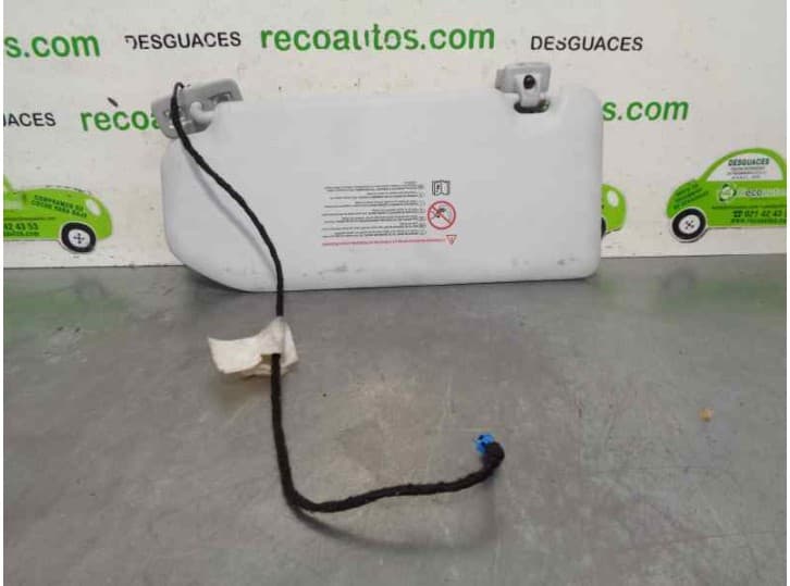 Recambio de parasol derecho para peugeot 508 i (8d_) 2.0 hdi referencia OEM IAM 16117324BK 2