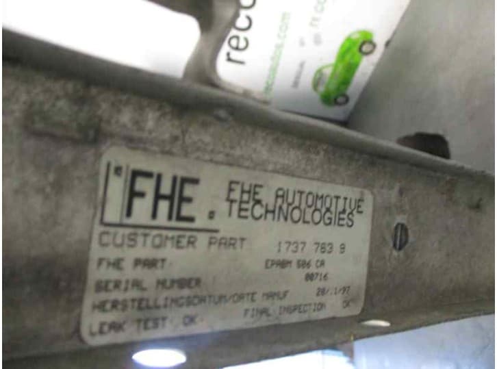 Recambio de radiador agua para bmw 5 (e34) 520 i 24v referencia OEM IAM 17377639  FHE 5