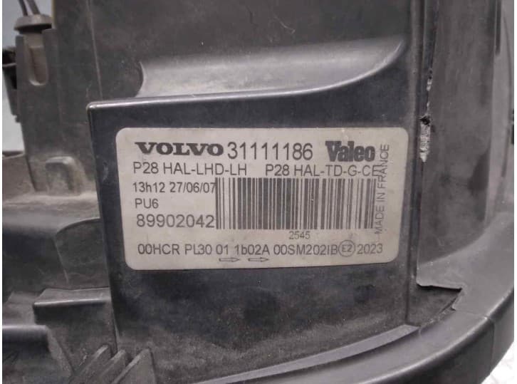 Recambio de faro izquierdo para volvo xc90 i (275) d5 awd referencia OEM IAM 31111186 4