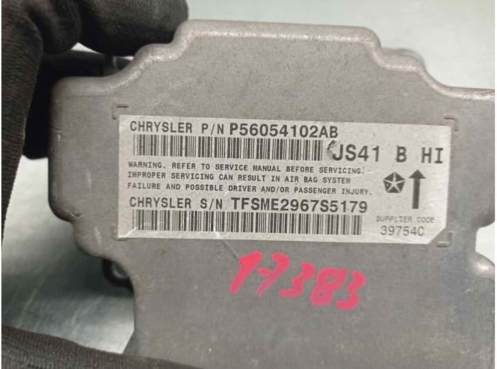 Recambio de centralita airbag para dodge avenger 2.0 referencia OEM IAM P56054102AB 4
