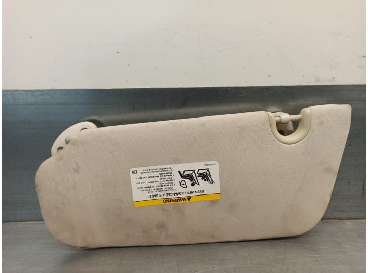 Recambio de parasol derecho para dodge caliber 2.0 referencia OEM IAM 1DR32DW1AA 2