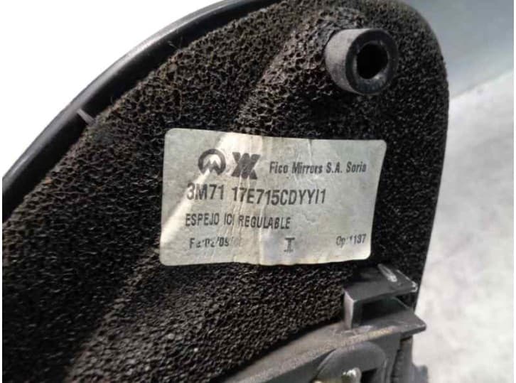 Recambio de retrovisor izquierdo para mazda 2 (dy) 1.4 cd referencia OEM IAM 3M7117E715CD 4