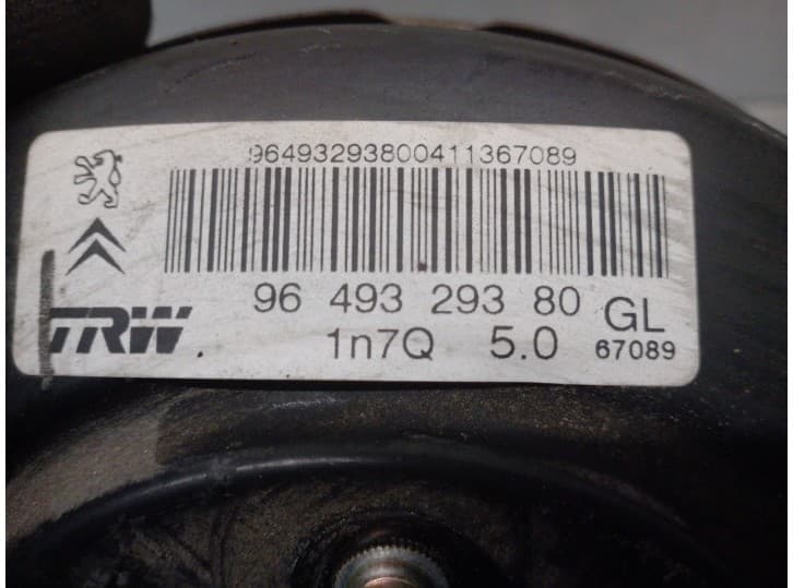 Recambio de servofreno para citroën c2 (jm_) 1.4 referencia OEM IAM 9649329380  TRW 3