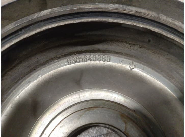 Recambio de polea cigueñal para volvo s40 ii (544) 2.0 d referencia OEM IAM 9681640880 4