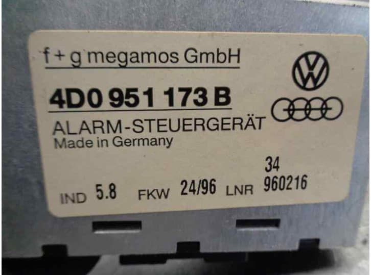 Recambio de modulo electronico para audi a4 b5 (8d2) 2.6 referencia OEM IAM 4D0951173B 4