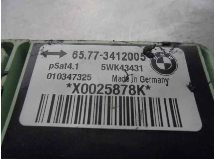 Recambio de sensor airbag para bmw x3 (e83) 3.0 i xdrive referencia OEM IAM 65773412005 4