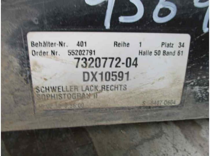 Recambio de faldon lateral para bmw 5 (f10) 520 d referencia OEM IAM 732077204 DX10591 6