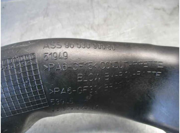 Recambio de tubo para citroën c6 (td_) 2.7 hdi referencia OEM IAM 9653096580 9651937380 5