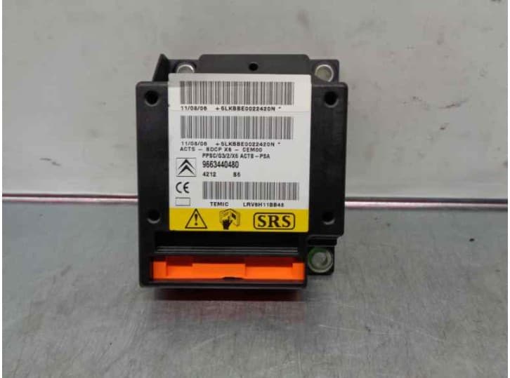 Recambio de centralita airbag para citroën c6 (td_) 2.7 hdi referencia OEM IAM 9663440480