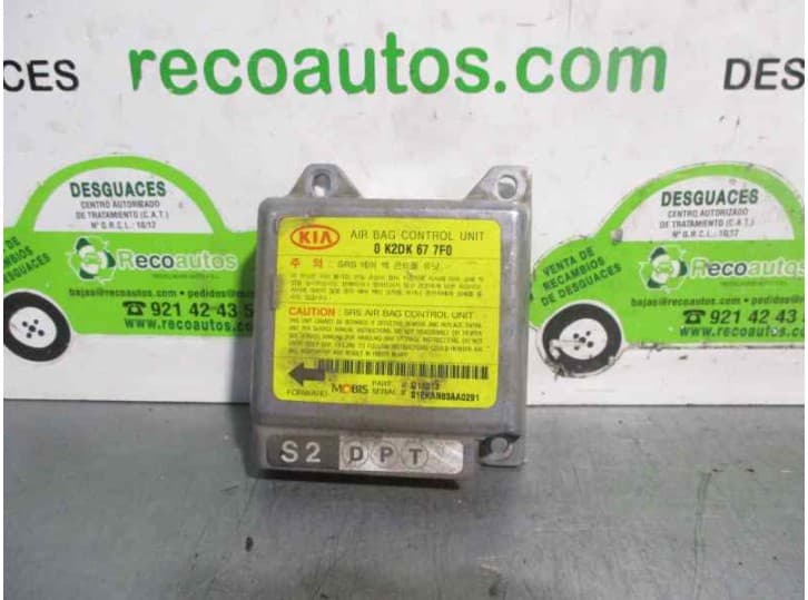 Recambio de centralita airbag para kia shuma ii (fb) 1.6 referencia OEM IAM 0K2DK677F0