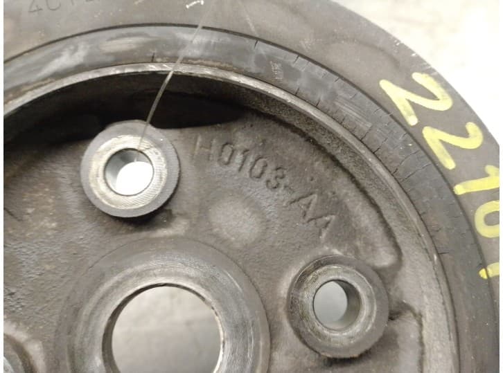 Recambio de polea cigueñal para volvo s40 i (644) 1.8 referencia OEM IAM H0103AA 1275801 4