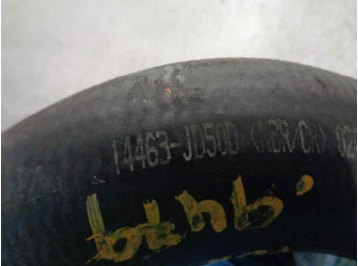 Recambio de tubo para nissan qashqai i (j10, nj10) 1.5 dci referencia OEM IAM 14463JD500 3