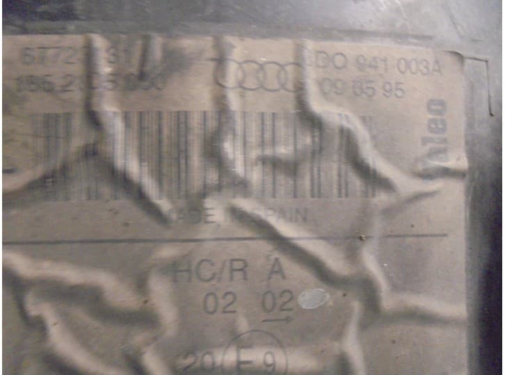 Recambio de faro izquierdo para audi a4 b5 (8d2) 1.9 tdi referencia OEM IAM 8D0941003A 5