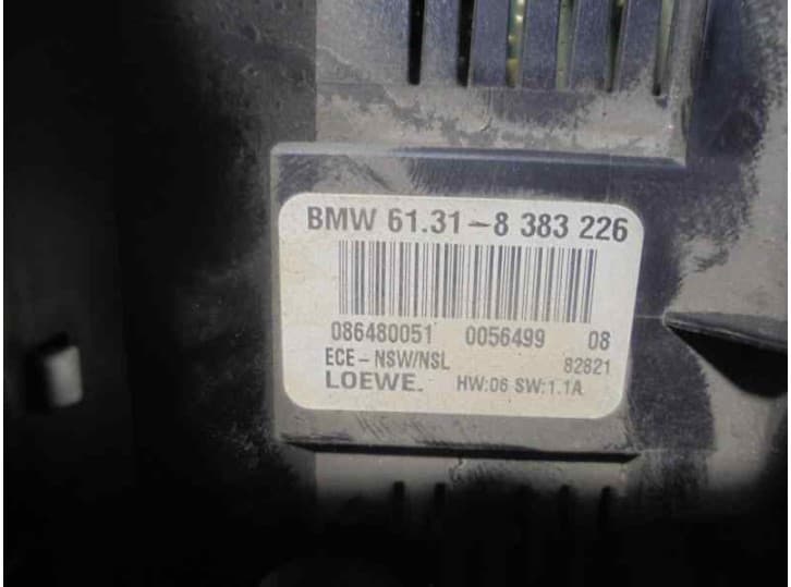 Recambio de mando luces salpicadero para bmw 3 (e46) 320 d referencia OEM IAM 61318383226 4
