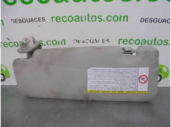 Recambio de parasol derecho para toyota prius (_w3_) 1.8 hybrid (zvw3_) referencia OEM IAM 2