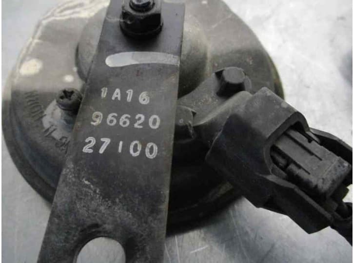 Recambio de claxon para hyundai santa fé i (sm) 2.7 v6 4x4 referencia OEM IAM 9662027100 3
