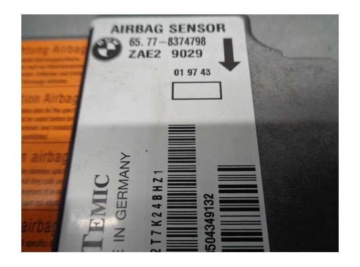 Recambio de centralita airbag para bmw 3 (e36) 318 tds referencia OEM IAM 65778374798 4