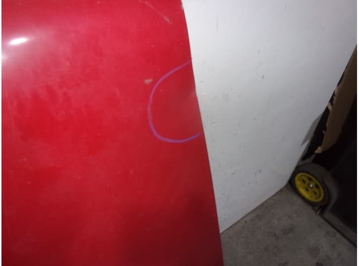 Recambio de capot para renault 5 (b/c40) 1.0 referencia OEM IAM 7751465300 ROJO 3