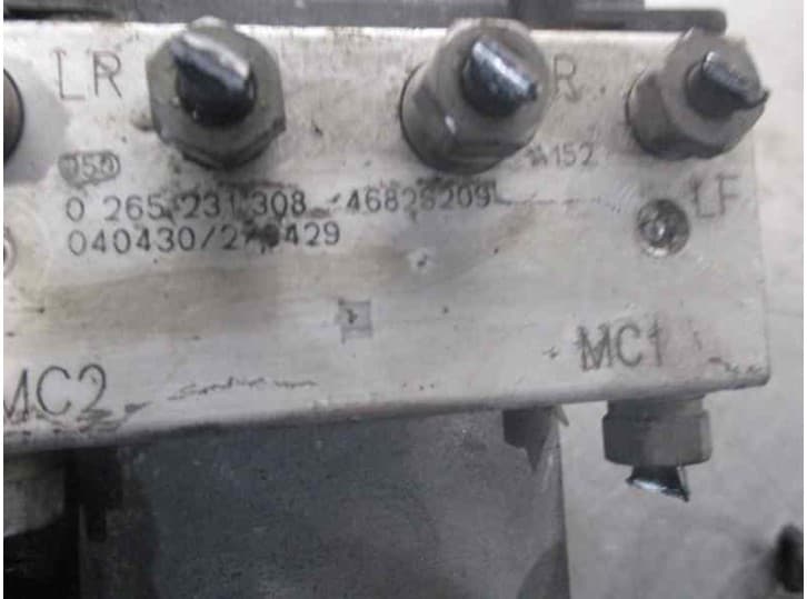 Recambio de abs para fiat idea (350_) 1.9 jtd referencia OEM IAM 46826209 0265231308 BOSCH 6
