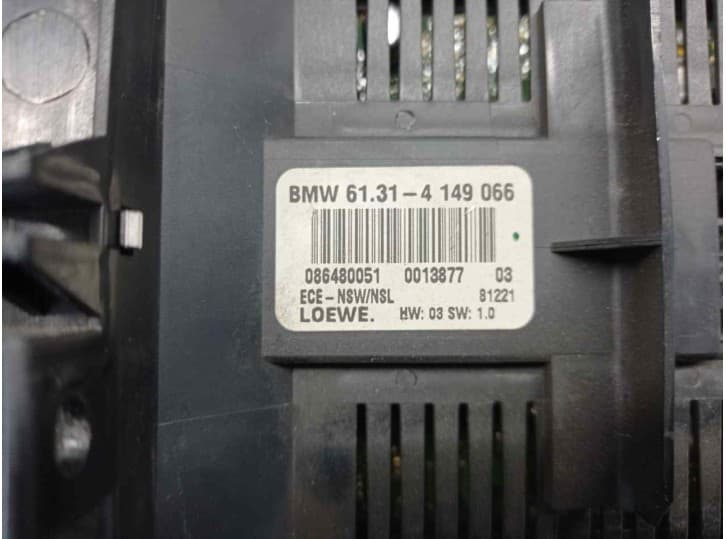 Recambio de mando luces salpicadero para bmw 3 (e46) 318 i referencia OEM IAM 61314149066 4