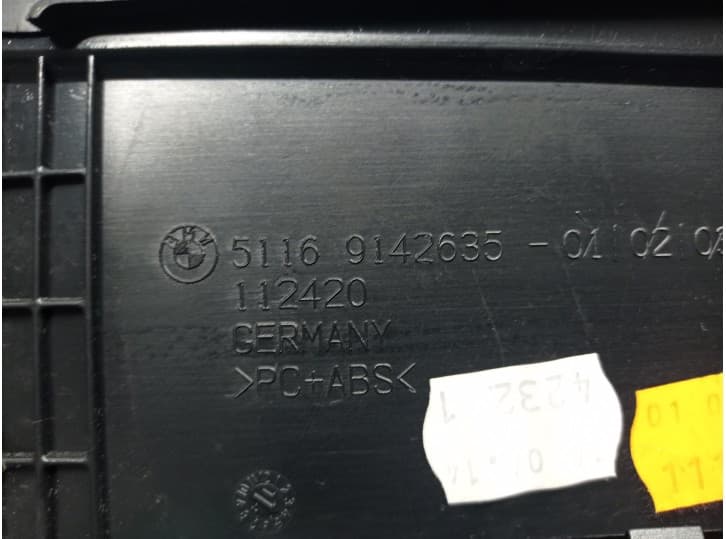 Recambio de guantera para bmw 5 gran turismo (f07) 520 d referencia OEM IAM 51169142635 5
