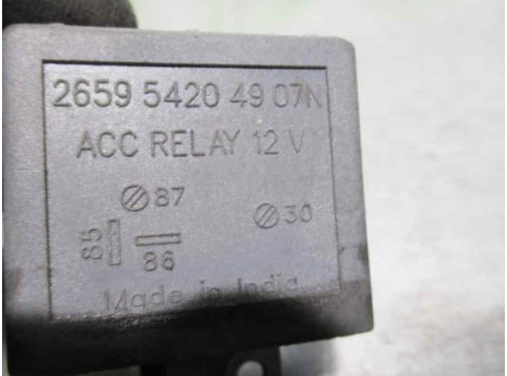 Recambio de rele para tata indigo (4_v2) 1.4 d referencia OEM IAM 265954204907N 4