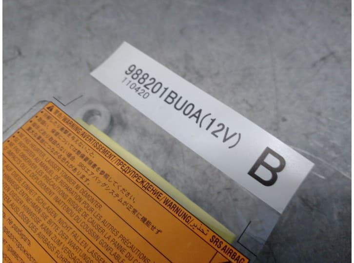 Recambio de centralita airbag para infiniti ex 30d referencia OEM IAM 988201BU0A 4