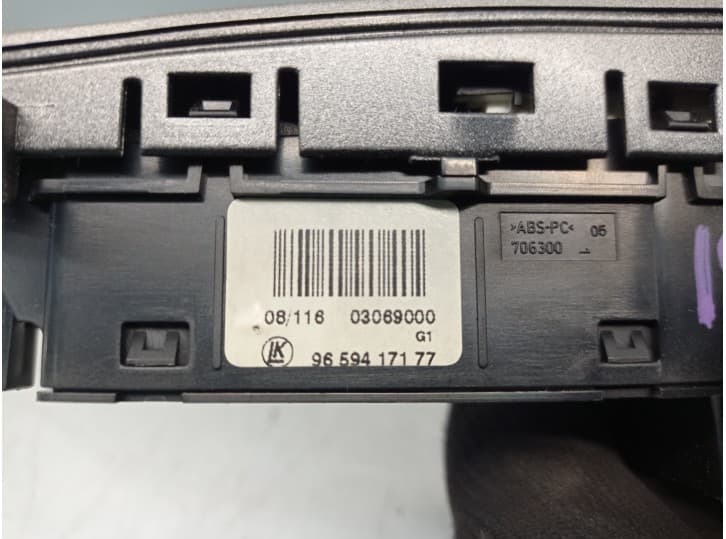 Recambio de warning para peugeot 308 i (4a_, 4c_) 1.6 hdi referencia OEM IAM 9659417177 3