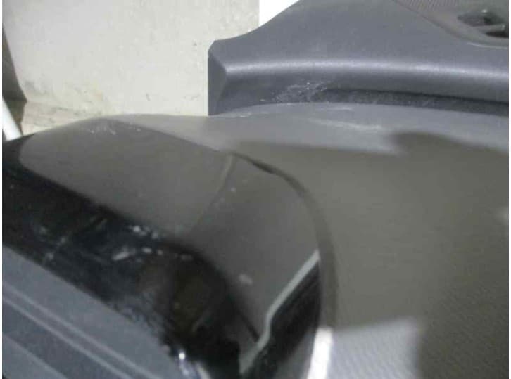 Recambio de salpicadero para citroën c4 cactus 1.2 thp 110 referencia OEM IAM  NEGRO Y GRIS 3