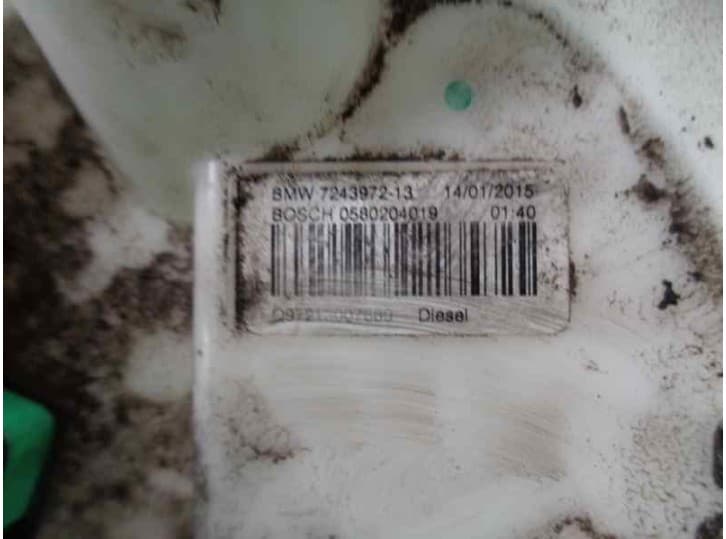 Recambio de aforador para bmw 3 gran turismo (f34) 330 d referencia OEM IAM   0580204019 4