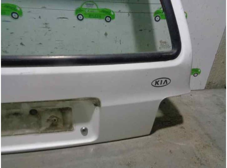 Recambio de porton trasero para kia pride (da) 1.3 referencia OEM IAM  BLANCO 3 PUERTAS 2