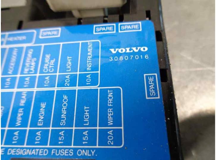 Recambio de caja reles / fusibles para volvo s40 i (644) 1.9 td referencia OEM IAM 30807016 3