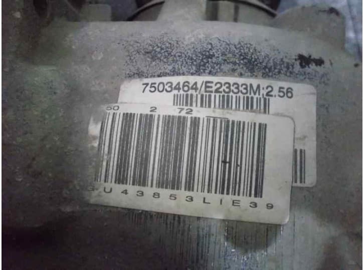 Recambio de diferencial trasero para bmw 5 (e39) 520 d referencia OEM IAM 7503464  2.56 9