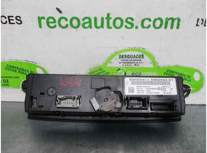 Recambio de mando climatizador para bmw 1 (e87) 118 d referencia OEM IAM 64116983944 3